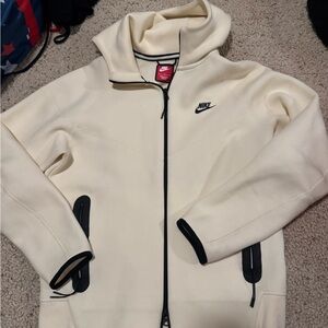 Cream Nike Tech with Black Trim